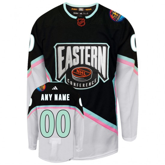 2023 All-Star Custom Adidas Black NHL Jersey Authentic