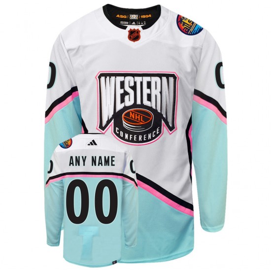 2023 All-Star Custom Adidas White NHL Jersey Authentic