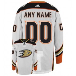 Anaheim Ducks Customize White Adidas NHL Jersey