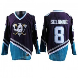 Anaheim Ducks Mighty Ducks Teemu Selanne 8 CCM Throwback NHL Jersey Authentic