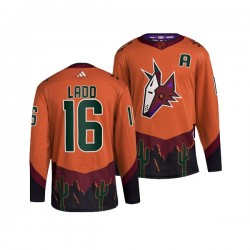 Arizona Coyotes Andrew Ladd 16 Adidas 2022-2023 Reverse Retro Orange NHL Jersey Authentic