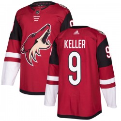 Arizona Coyotes Clayton Keller 9 2017-18 Adidas Maroon NHL Jersey Authentic