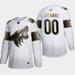 Arizona Coyotes Custom Adidas 2019-20 Authentic Golden Edition White NHL Jersey
