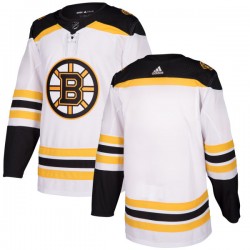 Boston Bruins Blank 2017-18 Adidas White NHL Jersey Authentic