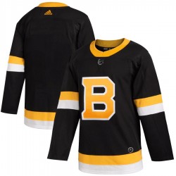 Boston Bruins Blank Adidas 2019-20 Authentic Black NHL Jersey