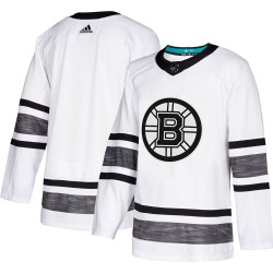 Boston Bruins Blank White 2019 All-Star Adidas NHL Jersey Authentic