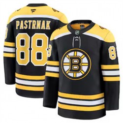 Boston Bruins David Pastrnak 88 Fanatics 2024-2025 Home Black NHL Jersey Authentic
