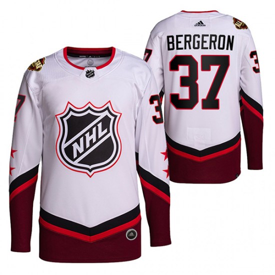 Boston Bruins Patrice Bergeron 37 2022 All-Star White NHL Jersey Authentic