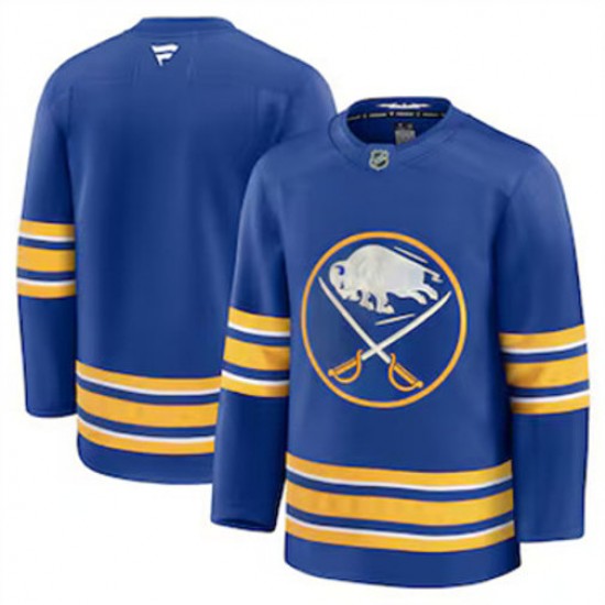 Buffalo Sabres Blank Fanatics 2024-2025 Home Blue NHL Jersey Authentic