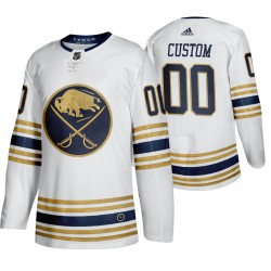 Buffalo Sabres Custom 50th Anniversary Adidas 2019-20 Authentic White NHL Jersey