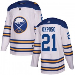 Buffalo Sabres Kyle Okposo 21 2018 Winter Classic Adidas White NHL Jersey Authentic