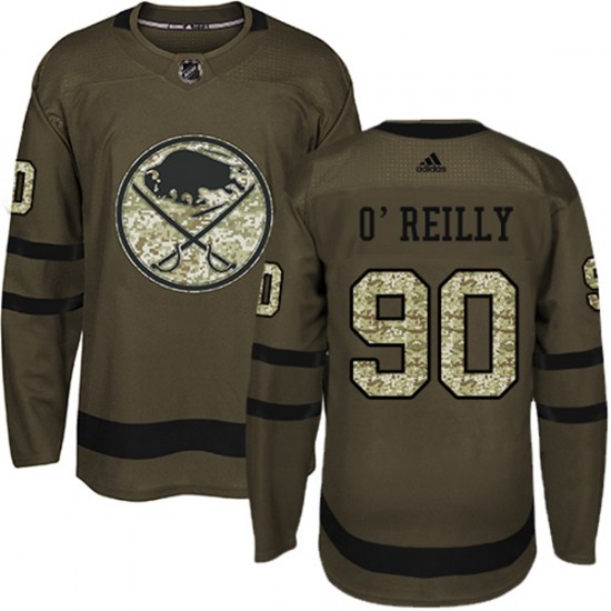 Buffalo Sabres Ryan OReilly 90 2017-18 Adidas Camo Green NHL Jersey Authentic