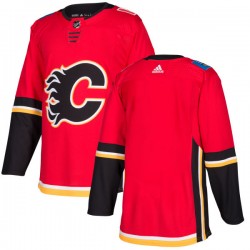 Calgary Flames Blank 2017-18 Adidas Red NHL Jersey Authentic