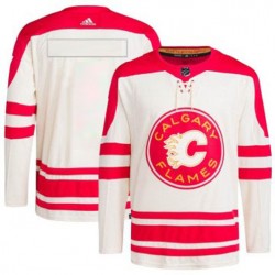 Calgary Flames Blank Adidas 2023 Heritage Classic NHL Jersey Authentic