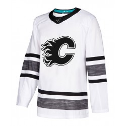 Calgary Flames Blank White 2019 All-Star Adidas NHL Jersey Authentic