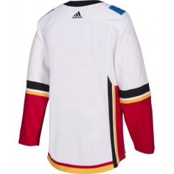 Calgary Flames Blank White Adidas NHL Jersey