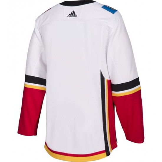 Calgary Flames Blank White Adidas NHL Jersey