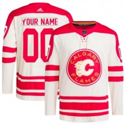 Calgary Flames Custom Adidas 2023 Heritage Classic NHL Jersey Authentic
