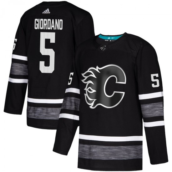 Calgary Flames Mark Giordano 5 Black 2019 All-Star Adidas NHL Jersey Authentic