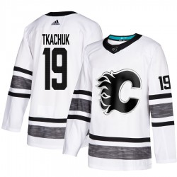 Calgary Flames Matthew Tkachuk 19 White 2019 All-Star Adidas NHL Jersey Authentic