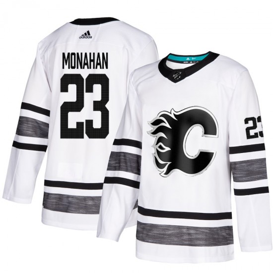 Calgary Flames Sean Monahan 23 White 2019 All-Star Adidas NHL Jersey Authentic