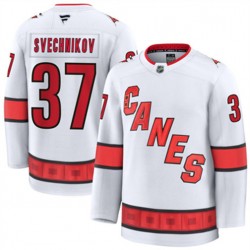 Carolina Hurricanes Andrei Svechnikov 37 Fanatics 2024-2025 Away White NHL Jersey Authentic