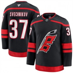 Carolina Hurricanes Andrei Svechnikov 37 Fanatics 2024-2025 Home Black NHL Jersey Authentic