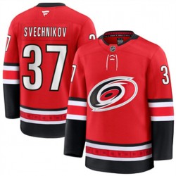 Carolina Hurricanes Andrei Svechnikov 37 Fanatics 2024-2025 Third Red NHL Jersey Authentic