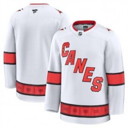 Carolina Hurricanes Blank Fanatics 2024-2025 Away White NHL Jersey Authentic