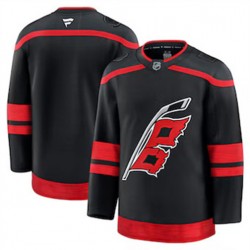 Carolina Hurricanes Blank Fanatics 2024-2025 Home Black NHL Jersey Authentic