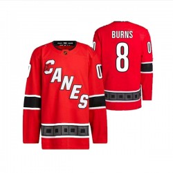 Carolina Hurricanes Brent Burns 8 Adidas 2022-2023 Reverse Retro Red NHL Jersey Authentic