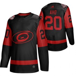 Carolina Hurricanes Sebastian Aho 20 Adidas 2021 Stadium Series NHL Jersey Authentic