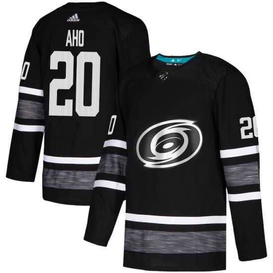 Carolina Hurricanes Sebastian Aho 20 Black 2019 All-Star Adidas NHL Jersey Authentic