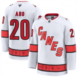 Carolina Hurricanes Sebastian Aho 20 Fanatics 2024-2025 Away White NHL Jersey Authentic