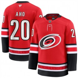 Carolina Hurricanes Sebastian Aho 20 Fanatics 2024-2025 Third Red NHL Jersey Authentic