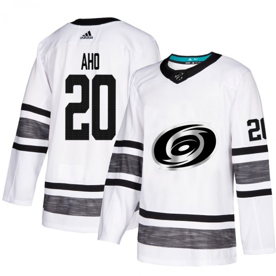 Carolina Hurricanes Sebastian Aho 20 White 2019 All-Star Adidas NHL Jersey Authentic