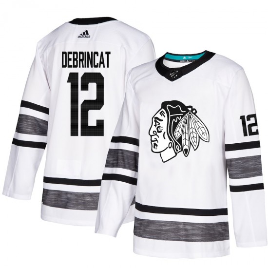 Chicago Blackhawks Alex DeBrincat 12 White 2019 All-Star Adidas NHL Jersey Authentic