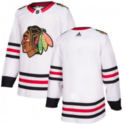 Chicago Blackhawks Blank 2017-18 Adidas White NHL Jersey Authentic