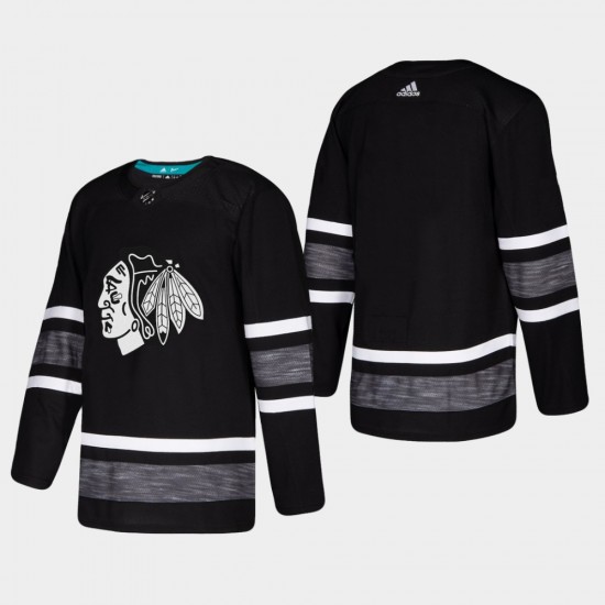 Chicago Blackhawks Blank Black 2019 All-Star Adidas NHL Jersey Authentic