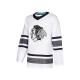 Chicago Blackhawks Blank White 2019 All-Star Adidas NHL Jersey Authentic