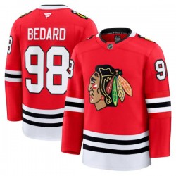 Chicago Blackhawks Connor Bedard 98 Fanatics 2024-2025 Home Red NHL Jersey Authentic