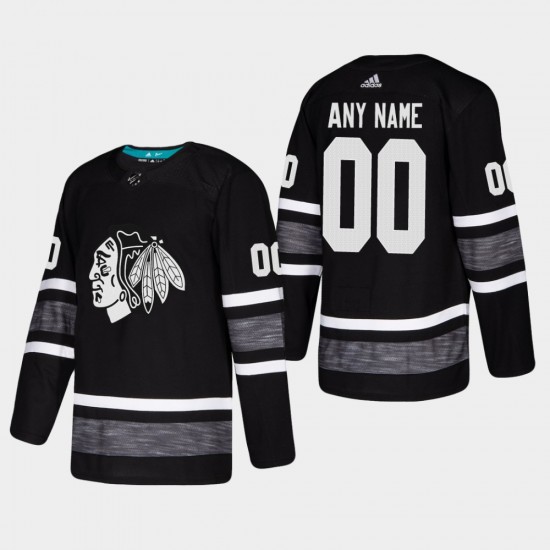 Chicago Blackhawks Custom Black 2019 All-Star Adidas NHL Jersey Authentic