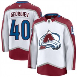 Colorado Avalanche Alexandar Georgiev 40 Fanatics 2024-2025 Away White NHL Jersey Authentic