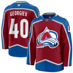 Colorado Avalanche Alexandar Georgiev 40 Fanatics 2024-2025 Home NHL Jersey Authentic