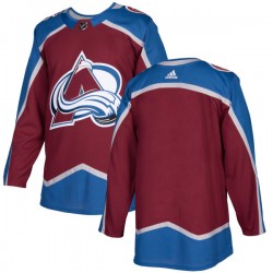 Colorado Avalanche Blank 2017-18 Adidas Burgundy NHL Jersey Authentic