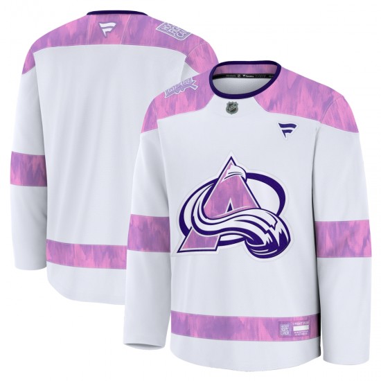 Colorado Avalanche Blank Fanatics 2024-2025 HFC Practice NHL Jersey Authentic