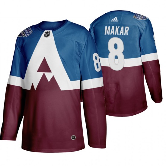 Colorado Avalanche Cale Makar 8 Adidas 2020 Stadium Series NHL Jersey Authentic