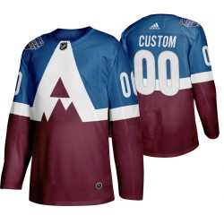 Colorado Avalanche Custom Adidas 2020 Stadium Series NHL Jersey Authentic