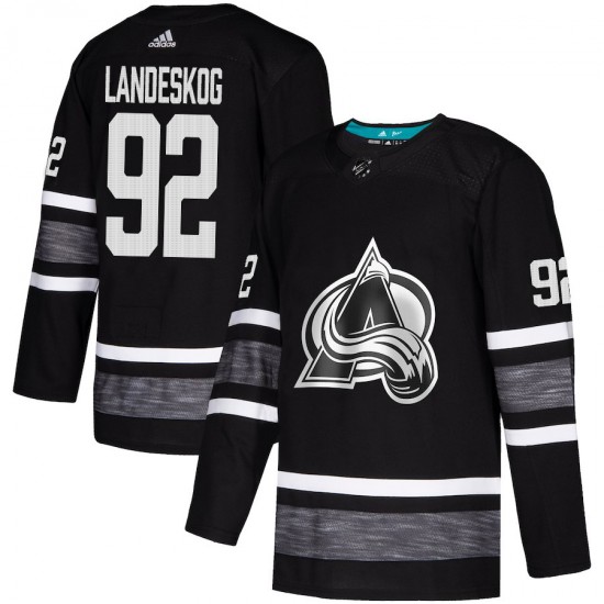 Colorado Avalanche Gabriel Landeskog 92 Black 2019 All-Star Adidas NHL Jersey Authentic