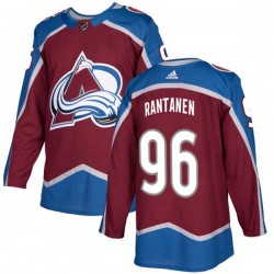 Colorado Avalanche Mikko Rantanen 96 2017-18 Adidas Burgundy Red NHL Jersey Authentic